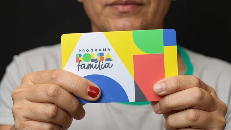 Cartão do programa Bolsa Família
