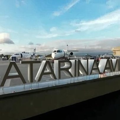 Catarina Aviation vira hub de luxo com jato de 420 milhões e helicóptero