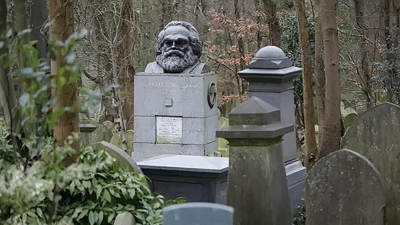 Communist Manifesto co-author Karl Marx is among the prominent figures buried at the cemetery