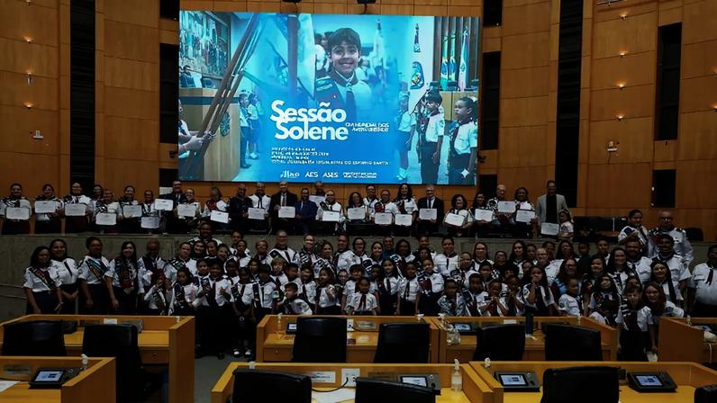 Homenagem ao Clube dos Aventureiros na Assembleia Legislativa do Espírito Santo