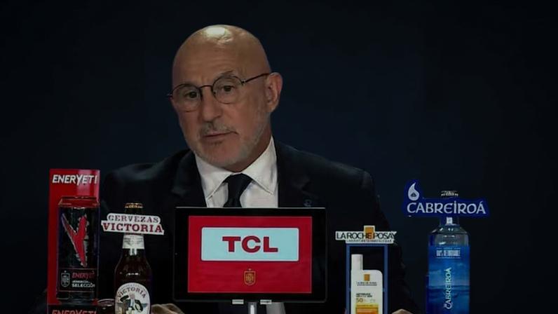 Anúncio lista Espanha Copa 2026 — Foto: Reprodução / YouTube RFEF