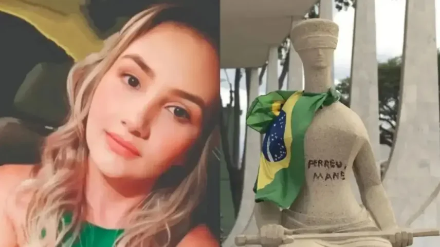 Moraes nega dosimetria a Débora do Batom por lei ainda não vigora
