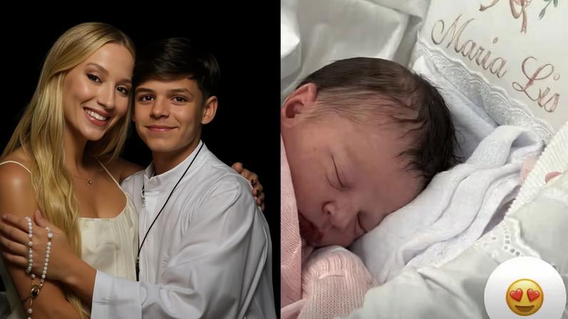 Ex-namorada de Cristiano Araújo anuncia nascimento da segunda filha, Maria Lis — Foto: Reprodução/Instagram