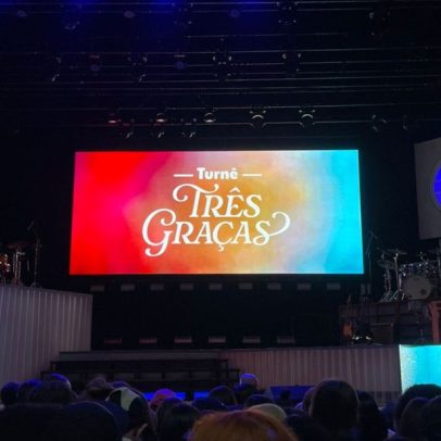 Elenco de Três Graças faz show em SP e acompanha último capítulo com fãs