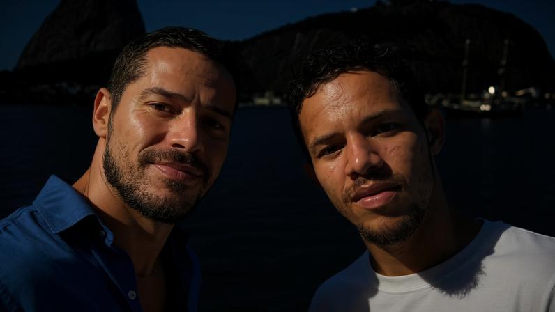 José Loreto revela admiração e planos com seu sósia, Lorran Galdino — Foto: Reprodução/Instagram