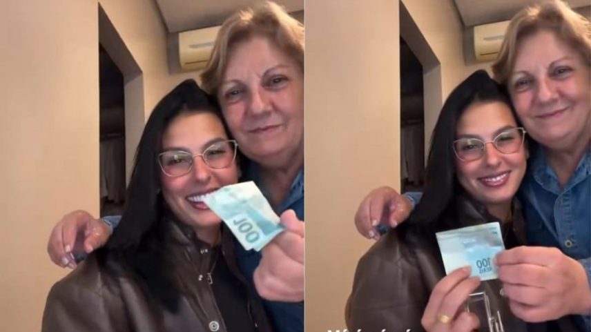 Ana Castela ganha R$ 100 da avó — Foto: Reprodução | Instagram