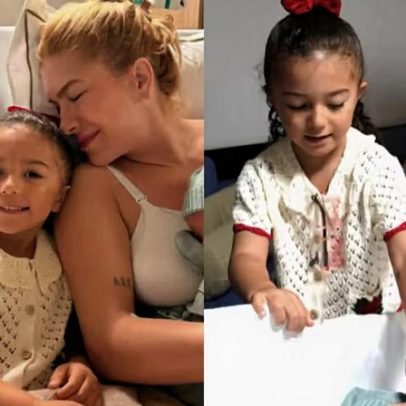 Lore Improta mostra reação de Liz ao conhecer o irmão recém-nascido