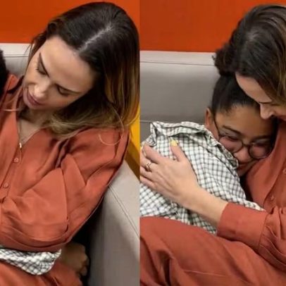 Milena relaxa nos braços de Ana Paula Renault e ironiza fim de amizade