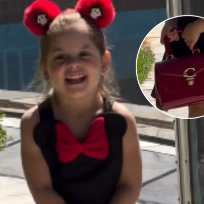 Maria Flor, filha de Virginia e Zé Felipe, usa bolsa de grife de R$ 5,7 mil