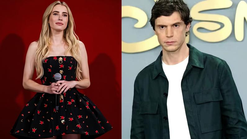 Evan Peters viraliza após reencontro com Emma Roberts e Lindsay Lohan