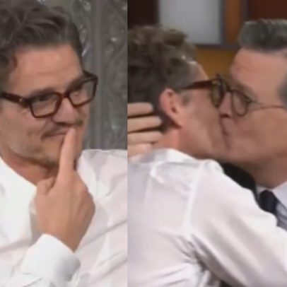 Pedro Pascal beija apresentador de programa nos EUA surpreende público