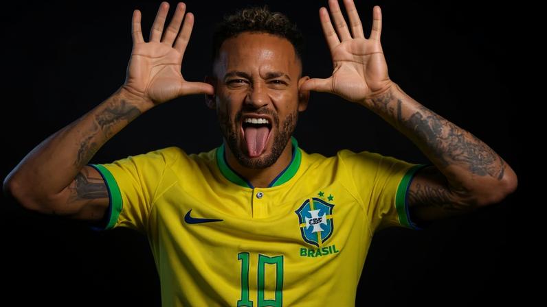 Neymar com camisa da Seleção Brasileira — Foto: Reprodução/Instagram