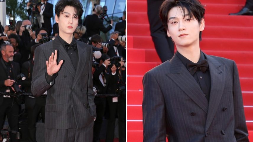 Tian Xuning em Cannes 2026 — Foto: Getty Images