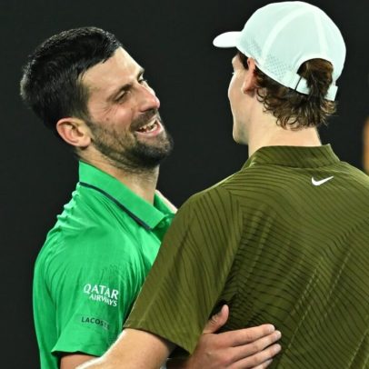 Djokovic parabeniza Sinner pela conquista e o recebe no clube exclusivo
