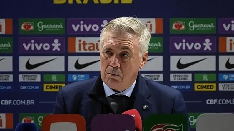 Carlo Ancelotti em coletiva após amistoso com Senegal