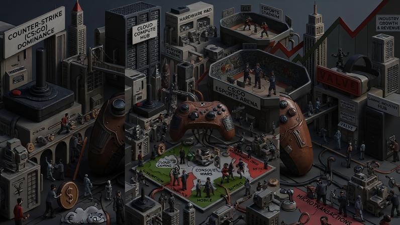 O mercado bilionário de games tem o Brasil como um player estratégico (Montagem IA)