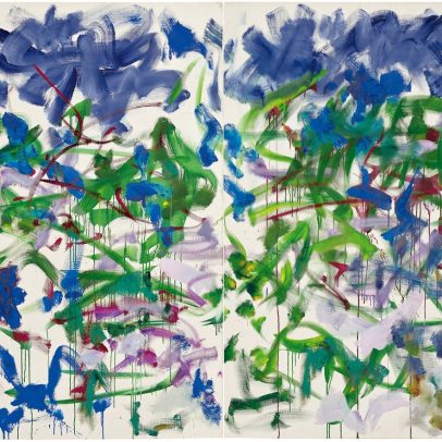 Maio: díptico de Joan Mitchell e pilha rara de Donald Judd em leilões