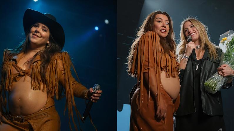 Lauana Prado grávida: cantora deixa barriga à mostra ao revelar 1º bebê uma semana após separação conturbada de Tati Dias. 'Vida ganhou novo sentido'