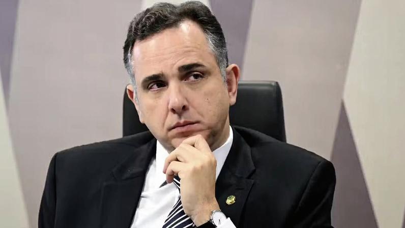 O senador Rodrigo Pacheco (PSD-MG). — Foto: Edilson Rodrigues/Agência Senado