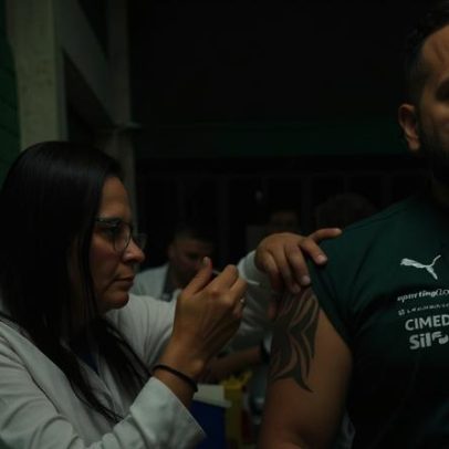 Palmeiras e Ministério da Saúde lançam campanha de vacinação contra o sarampo