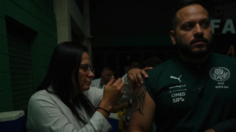 Palmeiras e Ministério da Saúde lançam campanha de vacinação contra o sarampo