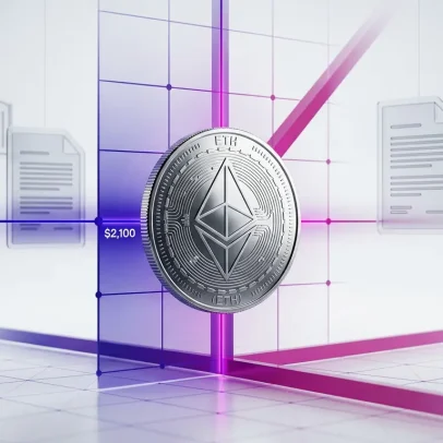 Preço do Ethereum fica em US$ 2.100, impulsionando o crescimento de RWA