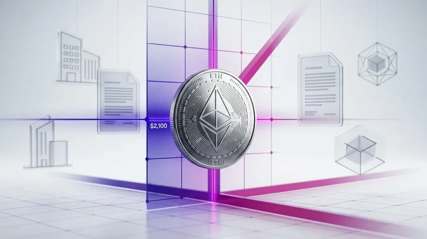 Preço do Ethereum fica em US$ 2.100, impulsionando o crescimento de RWA