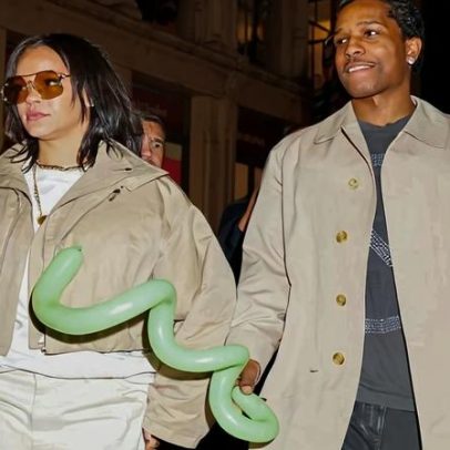 Rihanna e A$AP Rocky promovem festa extravagante de 4º aniversário do filho RZA