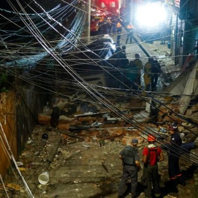 Defesa Civil interdita 5 imóveis após explosão em SP, confirmam autoridades