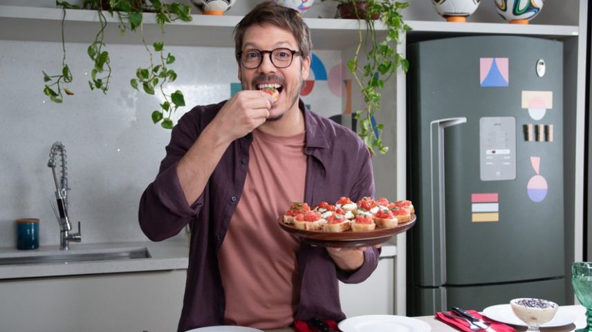 Fábio Porchat apresenta programa que mistura culinária e Copas do Mundo