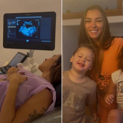 Grávida Tainá Militão celebra Primeiro Dia das Mães com três filhos