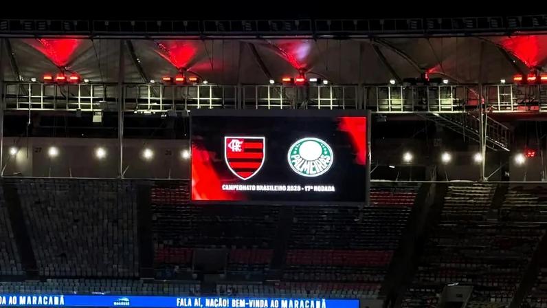 Flamengo x Palmeiras no Maracanã (Foto: Lucas Bayer/Lance!)