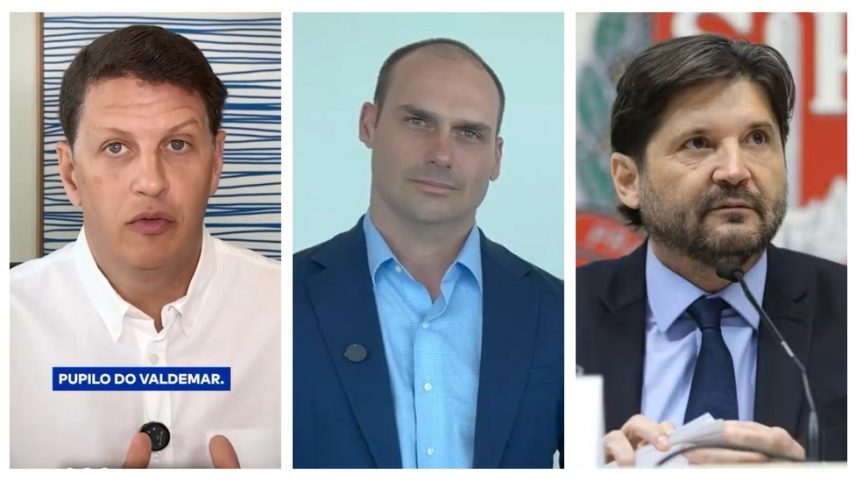 Eduardo Bolsonaro contesta acusação de dinheiro para apoiar André do Prado