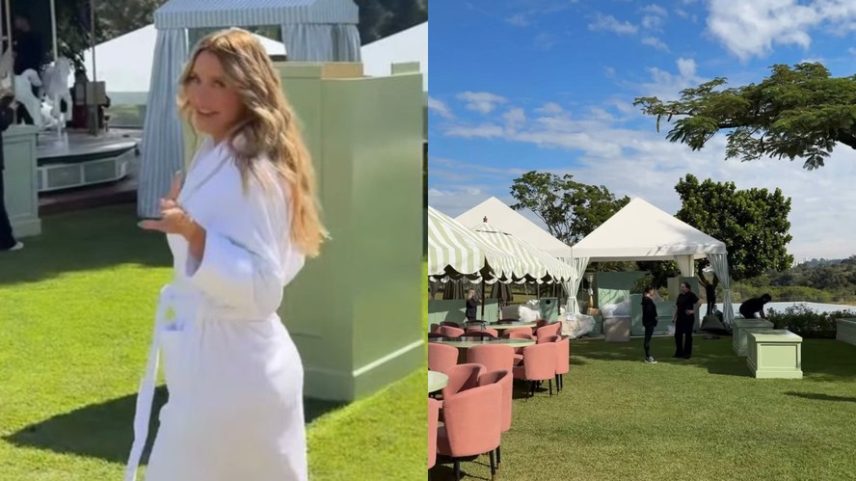 Ana Paula Siebert mostra decoração do aniversário de Vicky — Foto: Reprodução/ Instagram
