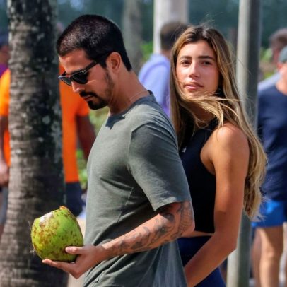 Enzo Celulari é visto beijando jovem apontada como nova namorada no Rio