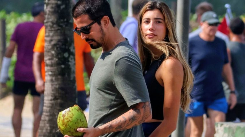 Enzo Celulari é visto beijando jovem apontada como nova namorada no Rio