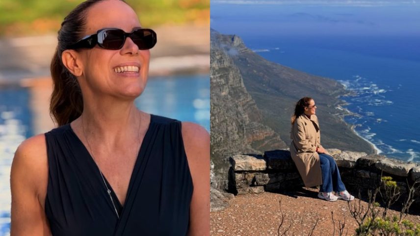 Regina Volpato está fazendo intercâmbio em Cape Town, na África do Sul