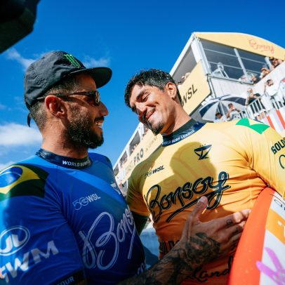 Filipinho empolga-se com tira-teima contra Medina em Raglan; veja histórico