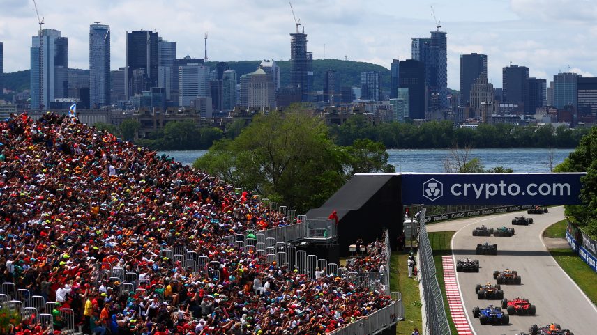 Marmota vista no Circuito Gilles Villeneuve no fim de semana do GP do Canadá da F1 em 2025 — Foto: Meg Oliphant/Getty Images