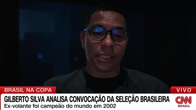 Gilberto Silva elogia Neymar na Copa por experiência e genialidade