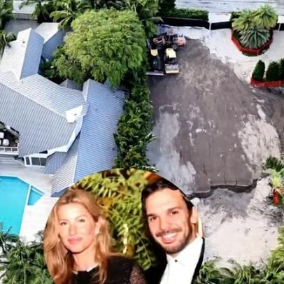 Gisele Bündchen manda demolir mansão vizinha para ampliar a própria casa