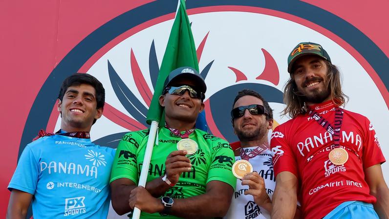 Luiz Diniz conquista segunda medalha de ouro no Pan-Americano de Surfe