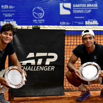 Irmãos Miguel vencem título de duplas no Challenger de Santos