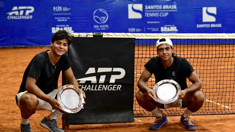 Irmãos Miguel vencem título de duplas no Challenger de Santos