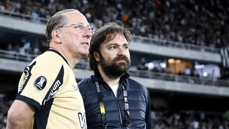 John Textor e João Paulo Magalhães (Foto: Vítor Silva/Botafogo)