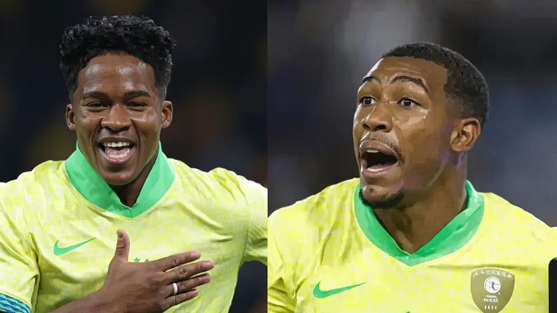 Endrick e Rayan em ação pela Seleção Brasileira (Foto: Rafael Ribeiro/ CBF)