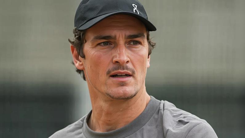 João Fonseca em treino no Masters 1000 de Madri (Foto: Divulgação/ATP)