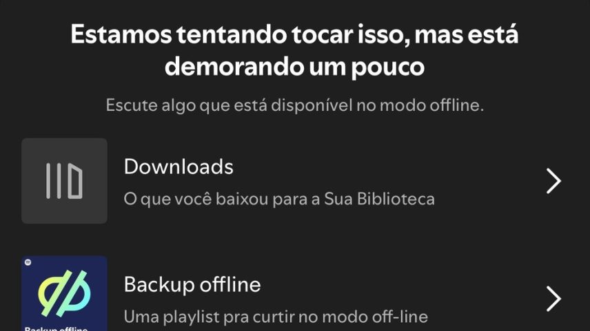 Spotify sofre queda de serviço e usuários relatam indisponibilidade