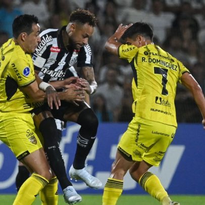 Neymar marca, Santos empata com Recoleta e segue sem vencer na Sul-Americana