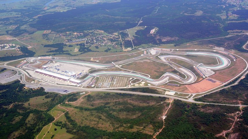Imagem aérea do Istanbul Park, que tem retorno à F1 garantido em 2027 — Foto: Reprodução